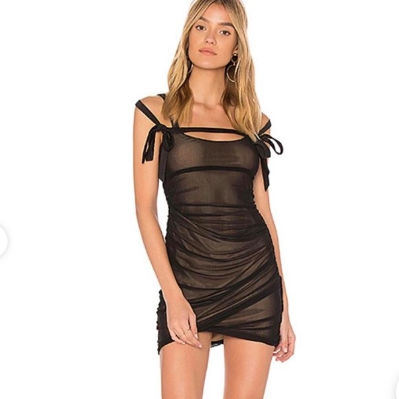 REVOLVE MAJORELLE Like New Hera Dress in Black Size XS - Picture 1 of 9
